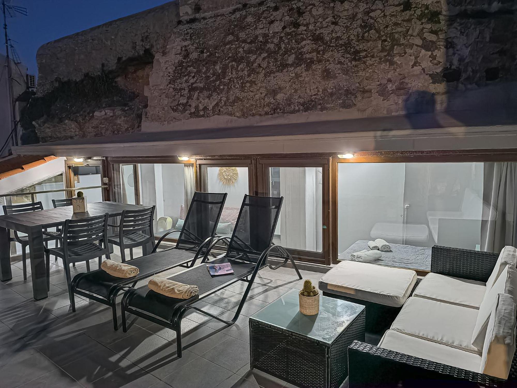 Charming Old Tannery House With Spacious Veranda And Stunning Sea View! Chania  Exterior foto